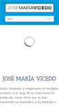 Mobile Screenshot of josemariavicedo.com